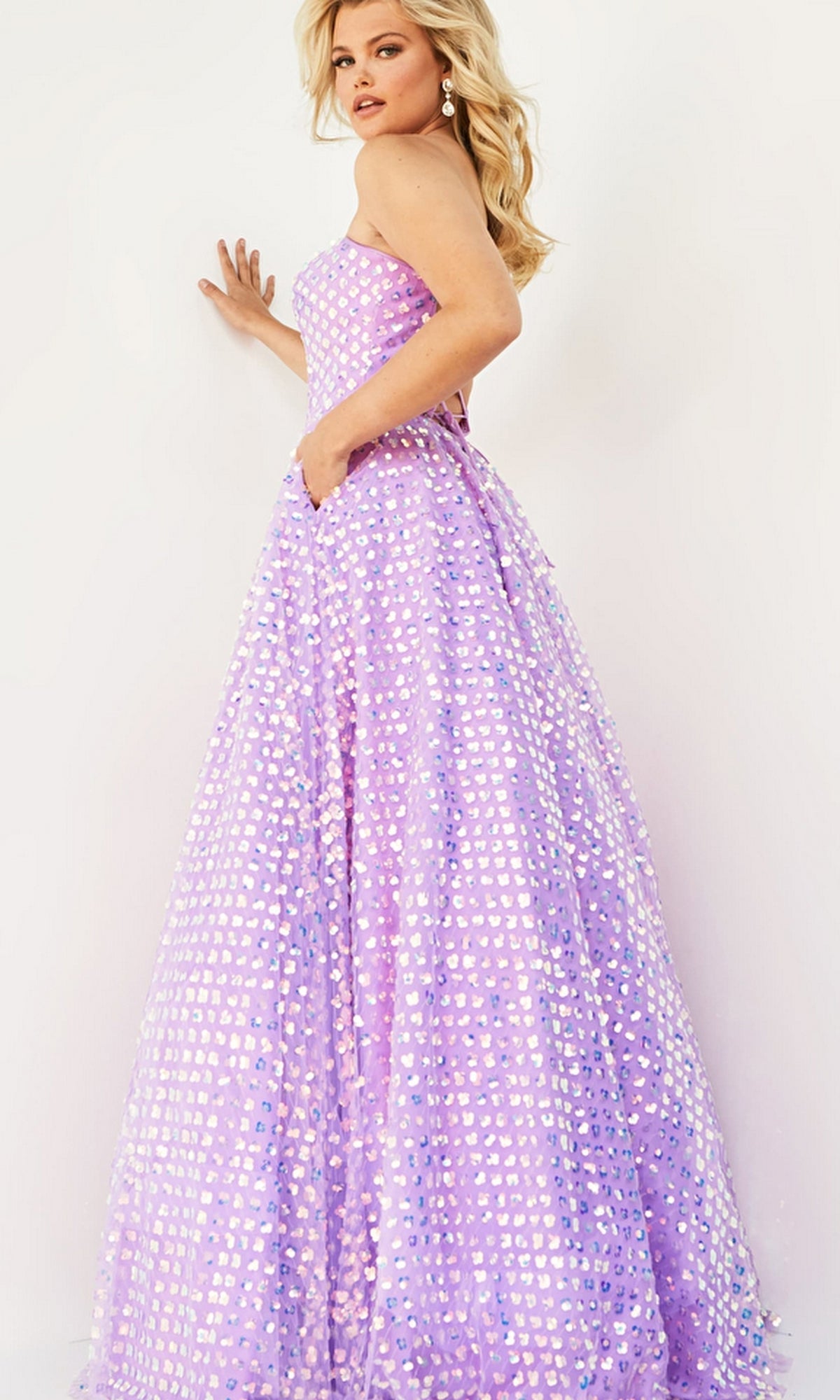 Long Plus-Size Formal Dress 08605b by Jovani