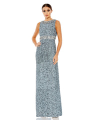 Long Sleeveless Formal Dress Sleeveless Detail Mac Duggal 10839