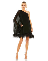 Short One Shoulder Cocktail Dress One Shoulder & Short Fit Mac Duggal 11623