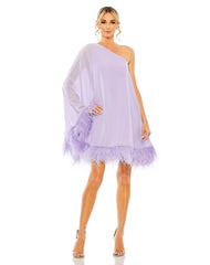 Short One Shoulder Cocktail Dress One Shoulder & Short Fit Mac Duggal 11623