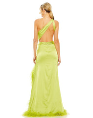 Prom Long One Shoulder Formal Gown One Shoulder Detail Mac Duggal 11689