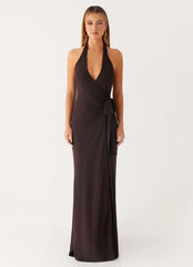So Chic Maxi Dress - Cool Chocolate