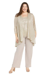 Plus Size Formal Pant Suit Long R&M Richards 1642W