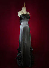 Modest Prom Dresses Inspo A Line One Shoulder Black Tie Dress With Beading For Women Formal Gown N3280