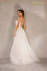 Terani Couture 2111P4055 Strapless Long Prom Dress