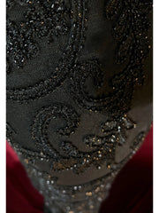 Elegant Prom Dresses Inspo Mermaid Scoop Black Sequined With Beading For Women Formal Dress N3237