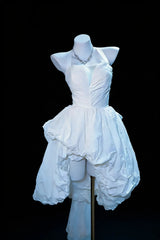 Pretty Prom Dresses Ball Gown Halter White Taffeta Short Mini Hoco Formal Dress N3042