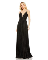 Formal Glitter Long Pleated Prom Dress Glitter Long Pleated Prom Mac Duggal 30725