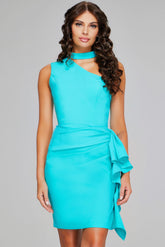 Jovani 38152 Short Homecoming Fitted Cocktail Dress