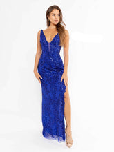 Primavera Couture 3953 Fitted Beaded Sequins Long Prom Dress
