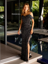 Long Fitted Prom Beaded Fringes Formal Dress by Primavera Couture 4127