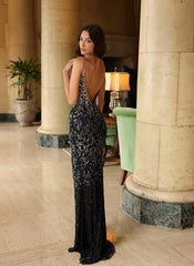 Primavera Couture 4150 Long Formal Prom Sequin Dress