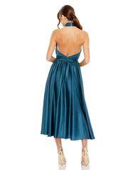 Pleated Formal Prom Dress Midi Mac Duggal 49674