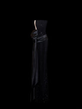 Gorgeous Prom Dresses Mermaid Strapless Black Tie Sequin For Women Formal Evening Outfits N3789