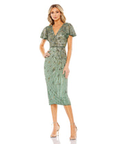 Short Sleeve Formal Dress Short Sleeves Mac Duggal 5582