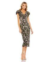 Short Cap Sleeve Formal Dress Cap Sleeves Mac Duggal 5722