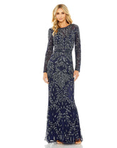 Formal Long Sleeve Evening Dress Long Sleeves & Formal Style Mac Duggal 6023