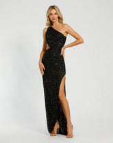 Sequin Cutout Formal Long Dress Sequin Cutout Formal Long Mac Duggal 6084