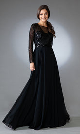 Amelia Couture Long Formal Dress 7036