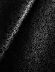 Faux Leather V-Neck Founder Dress