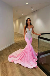 Shoulder Straps Luxurious Tulle Mermaid Prom Dress N1508