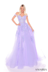 Amarra 88117 Long Formal A Line Evening Prom Dress