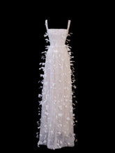 Affordable Sequin 1950s Formal A line Square Neck Sequins Feathers With Beads Style Impress Long Prom Dresses Party Gowns SA036