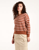 Textured Stripe Jumper