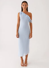 Faithful Midi Dress - Blue