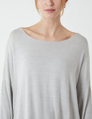 Oversize Cashmere Like Cut And Sew Jumper