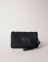 Detailed Zip Up Purse With Detachable Strap