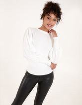 Balloon Sleeve Knit Jumper