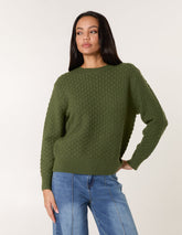 Textured Knit Jumper