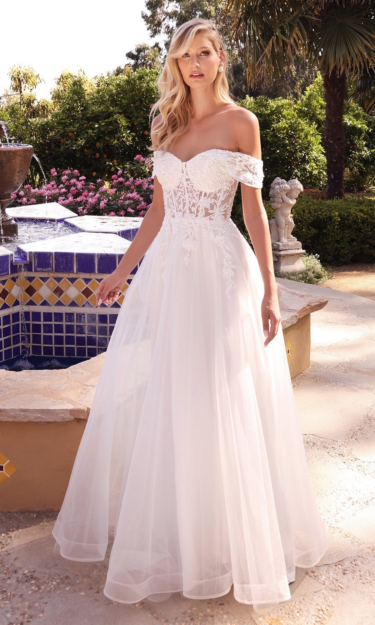 Long Formal Dress CD961W by Ladivine