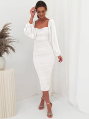 Windham Bridal Midi Dress - Ivory