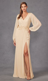 Juliet Long Formal Dress jtm16a