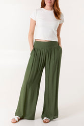 Shirred Trousers