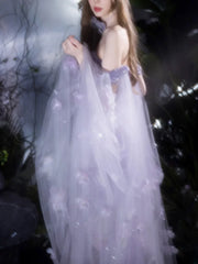 Modest Mermaid Strapless Lilac With Slit Sequins Prom Dresses Inspiration Long Party Evening Dress 21st Birthday Outfits AB2288