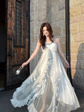Modest A line Halter Light Sky Blue Chiffon Floor Length Prom Dresses 16th Nigh Party Birthday Outfits AB2417