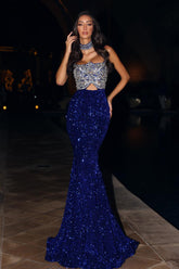 Portia and Scarlett PS24614 Long Mermaid Prom Dress