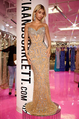 Portia and Scarlett PS24867C Formal Long Fitted Dress