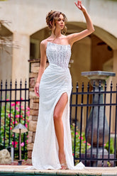 Portia and Scarlett PS24942 Formal Long Beaded Prom Dress