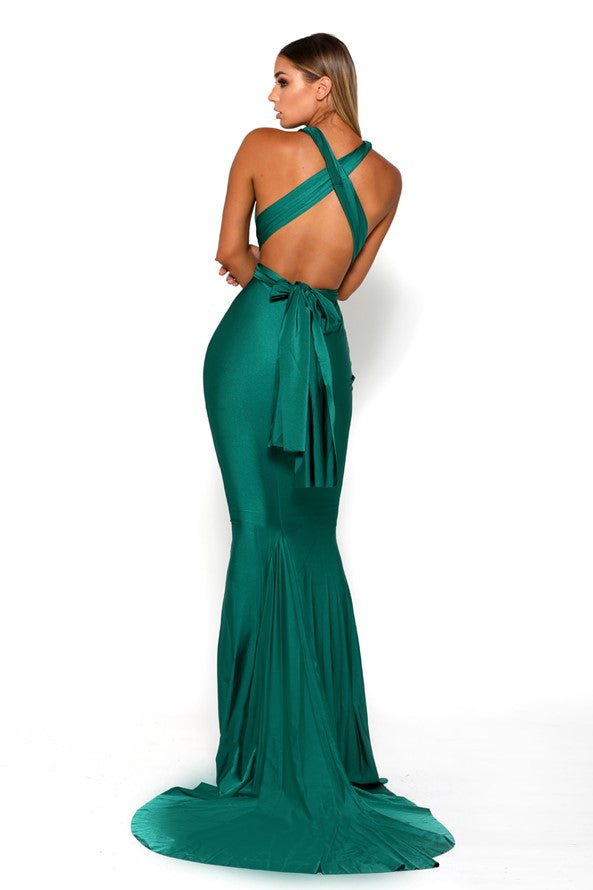 Portia and Scarlett PS6110 LILIANNA Long Sleeveless Fitted Formal Dress