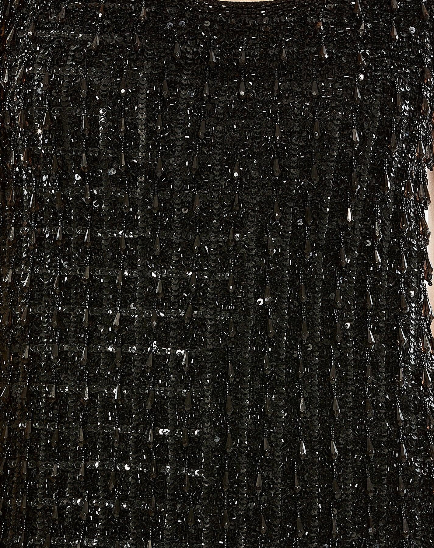 Formal Spaghetti Strap Beaded Top Beaded Bodice Mac Duggal R5697