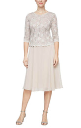 Alex Evenings AE4121796 Short Mother of the Bride Dress