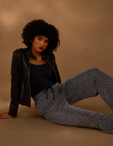 Rhinestone Detailed Trousers