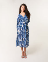 Ring Belt Print Dress