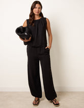 Studded Detailed Balloon Trouser Set