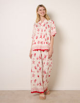Co-Ord Set With Marine-Inspired Print