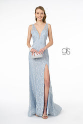 Glitter Mermaid Long Prom Dress